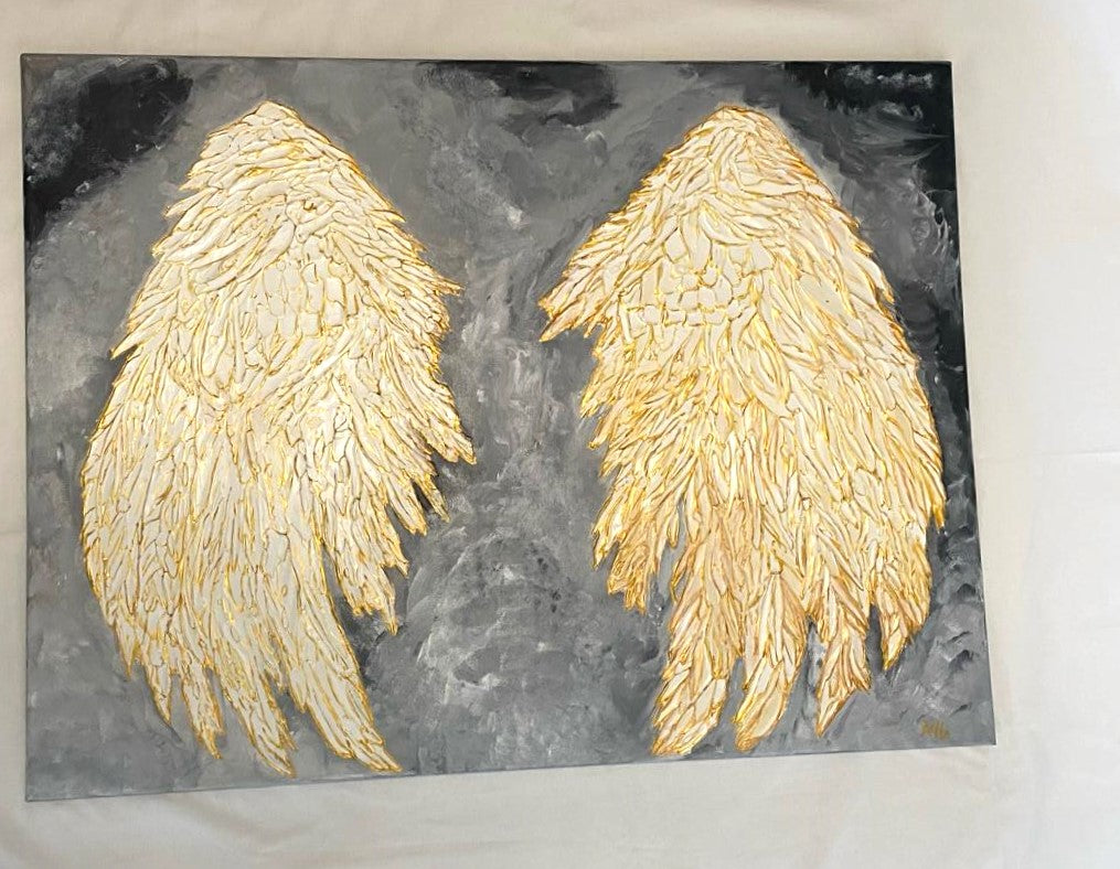 Angel wings 3D wall art