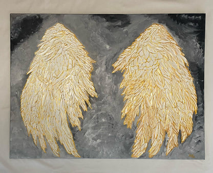 Angel wings 3D wall art