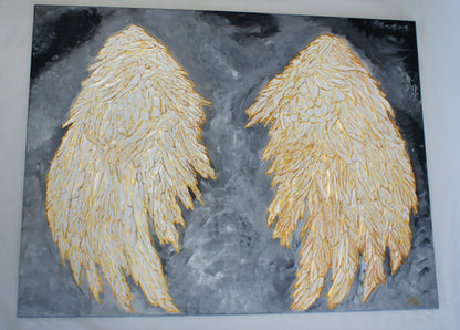 Angel wings 3D wall art