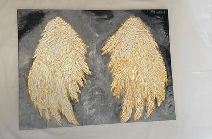 Angel wings 3D wall art