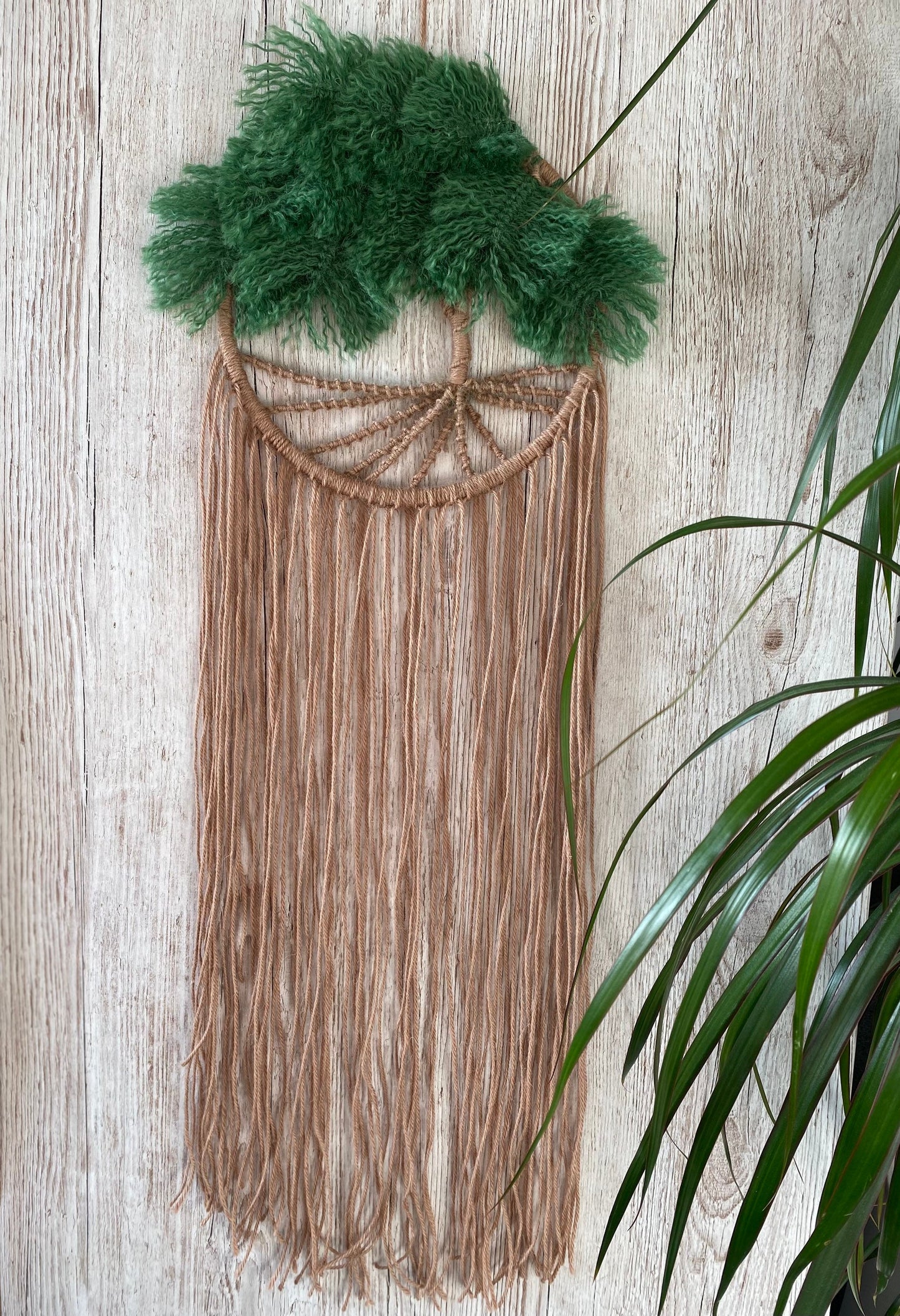 Tree of life macrame dream catcher wall hanging